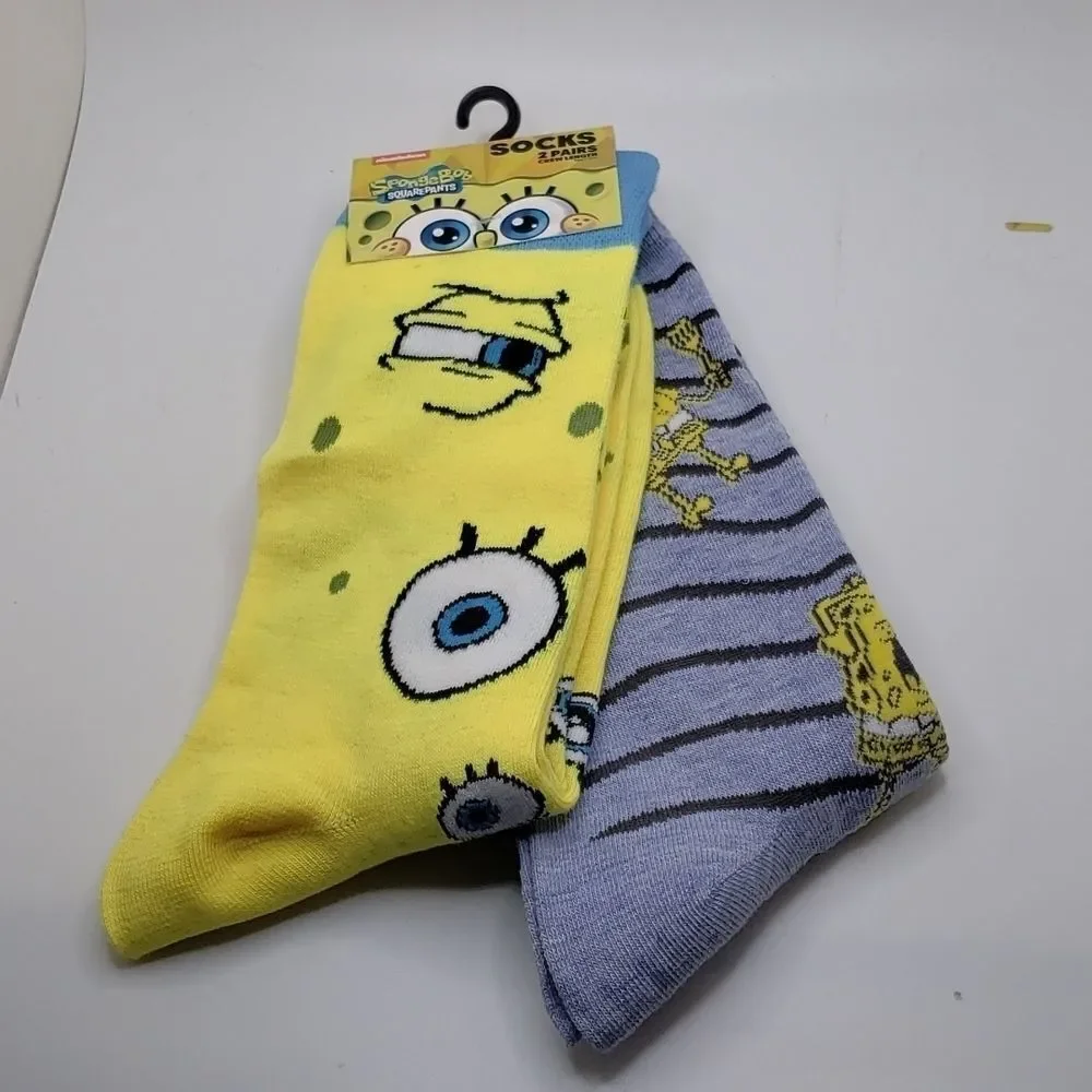 Spongebob Square pants crew socks